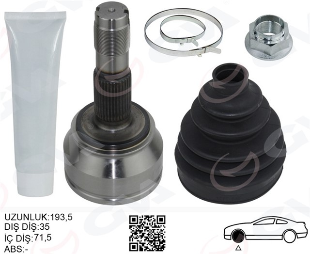 AKS KAFASI SOL - SAG ON DIS FIAT DUCATO 250 2.2 MJT 06 - 14