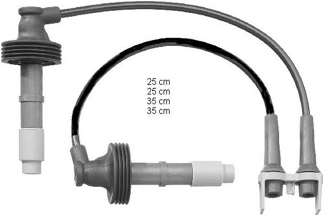 BUJI BOBIN KABLOSU LAGUNA - SAFRANE II 2.0I 16V N7Q 95 - 01 - VOLVO S40 1.6 1.8 95 - 99 2.0 95 - 04