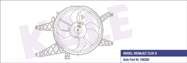 FAN GRUBU DAVLUMBAZLI RENAULT CLIO III NAC FAN GRUBU 7701063963
