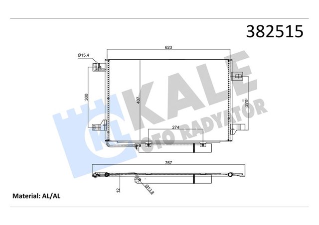 387900 KLIMA RADYATORU MERCEDES W169 W245