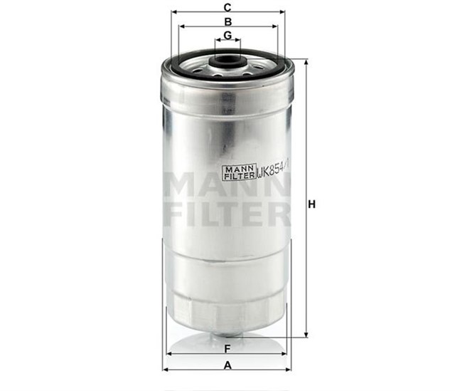 YAKIT FILTRESI FIAT PUNTO II 188/188AX 1.9 JTD 85HP 11/01 - 10/09