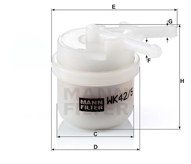 YAKIT FILTRESI TOYOTA CELICA 1.6 86HP 04/86 - 02/90