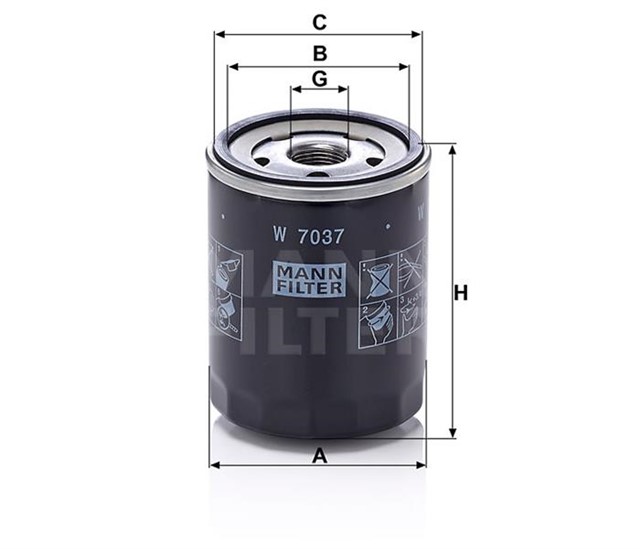 YAG FILTRESI SUBARU OUTBACK II 2.0 DIESEL 150HP 02/08 - 09/09