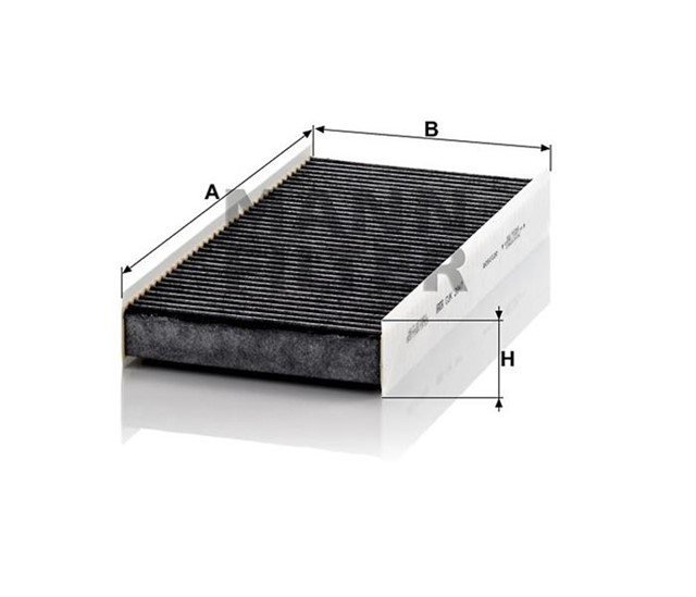 KABIN FILTRESI CITROEN JUMPY II DISPATCH II 2.0 HDI 120 120HP 01/07 - 