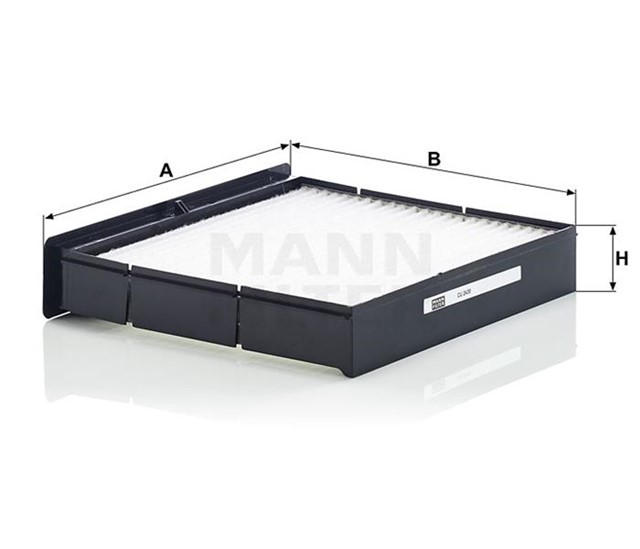 X POLEN FILTRESI SCENIC II 1.4 - 1.6 - 1.6 16V - 2.0 16V - 1.5DCI - 1.9DCI - 2.0DCI PLASTIK CERCEVELI