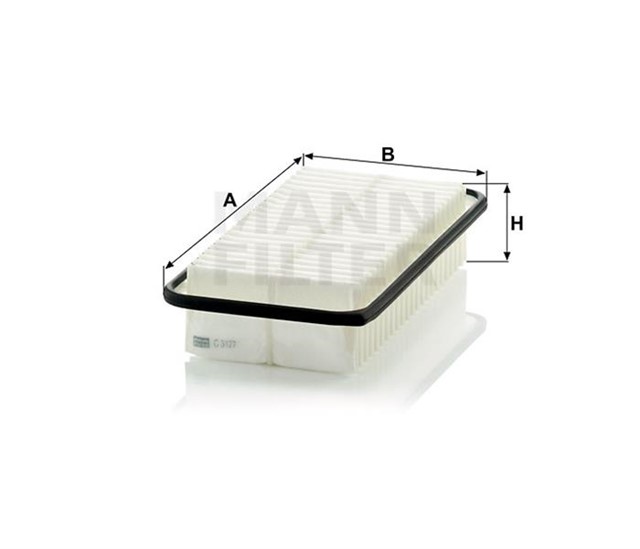 HAVA FILTRESI TOYOTA YARIS II XP9 1.4 D - 4D 90HP 01/06 - 08/11