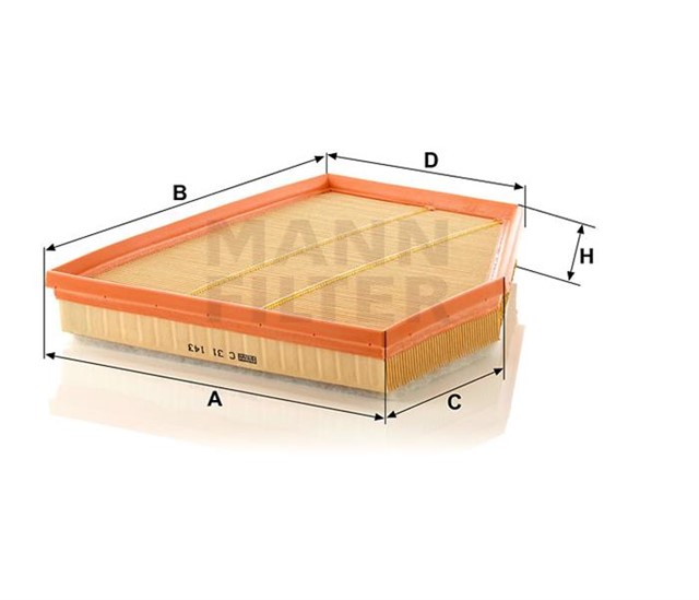 HAVA FILTRESI BMW N47 M47 M57 E60 E61 E63 E64