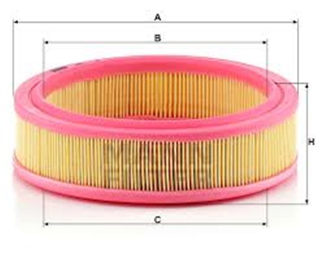 HAVA FILTRESI RENAULT R 5 II 1.1 45HP 10/84 - 03/95