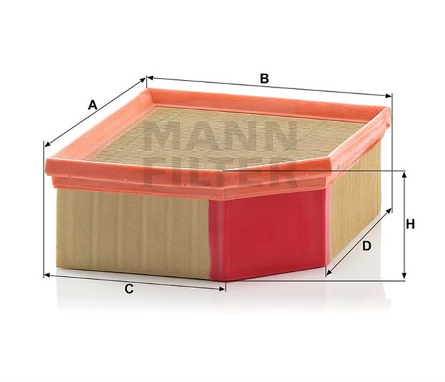 HAVA FILTRESI PEUGEOT PARTNER RANCH 1.6 16V 109HP 10/00 - 05/08