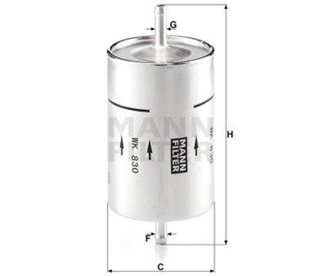 YAKIT FILTRESI CLIO - R9 - R11 - R19 - R21 - SAFRANE - P505 - P806 - TRAFIC - MASTER - IBIZA I - GOLF III - MALAGA