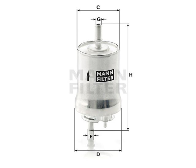 YAKIT FILTRESI CORDOBA - IBIZA - LEON - TOLEDO III - OCTAVIA - CADDY - GOLF - JETTA - POLO - TOURAN 1.4.1.6 3 GIRIS