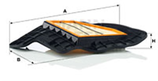 HAVA FILTRESI SOL BMW N62 F01 F07 F10 E70 E71