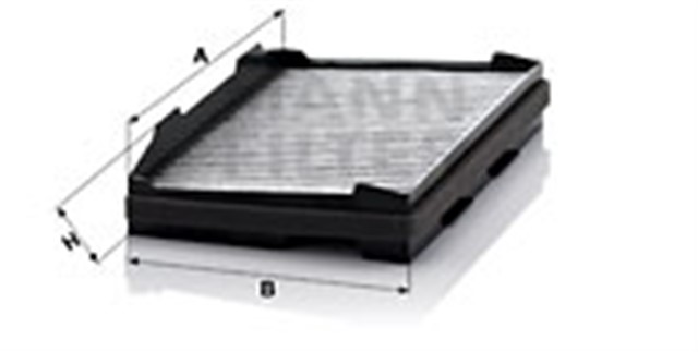 POLEN FILTRESI KARBONLU SAAB 9 - 5 1.9TID 2.0T 2.2TID 2.3T 3.0V6 3.0TID YS3E 1998 - 2009