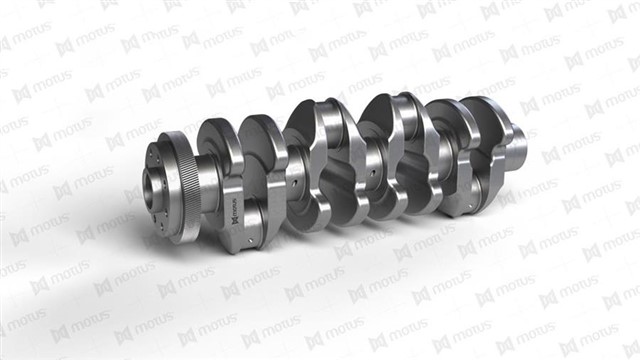 KRANK MILI MERCEDES OM 651 EURO5 THRUST WASHER BOTH ON 3RD 4TH MAIN JOURNAL - GUCLENDIRILMIS NITRIDED - WITH GEAR