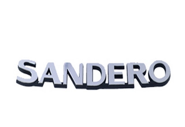 ARKA BAGAJ YAZISI SANDERO DACIA SANDERO