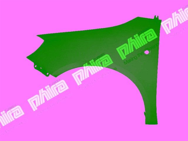 CAMURLUK ON SOL SINYAL DELIKLI SAC SKODA FABIA 2007