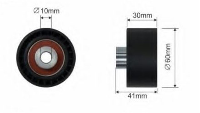EKSANTRIK GERGI RULMANI P307 - 308 - 407 - 508 - 607 - 807 - EXPERT - C4 - C5 - C6 - C8 - JUMPY - SCUDO - FOCUS II - III 2.0HDI