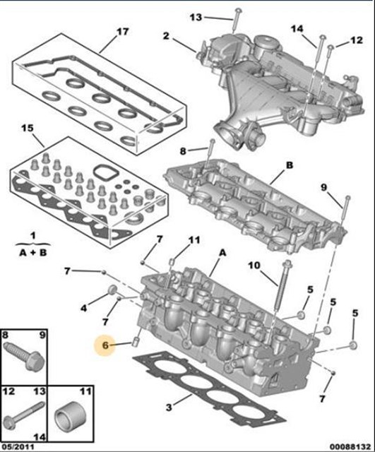 SILINDIR KAPAK BURCU PEUGEOT - CITROEN