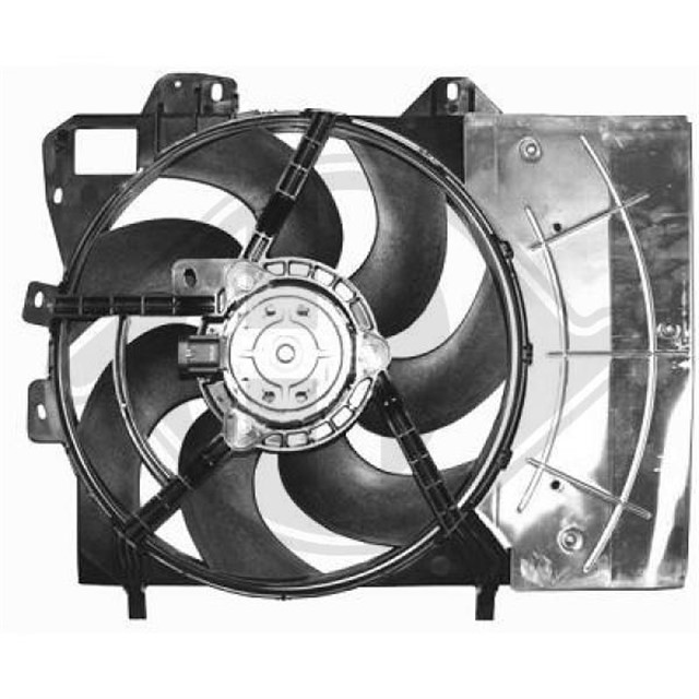 FAN MOTORU KOMPLE P2008 - P207 - P208 - P301 - C - ELYSEE - C2 - C3 - CROSSLAND 1.2 - 1.4 - 1.6