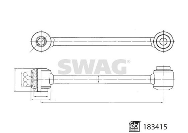 Z ROT MERCEDES - BENZ FEBI 183415