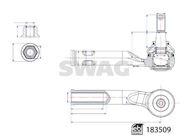ROT BASI SOMUNU OLAN FORD FEBI 183509