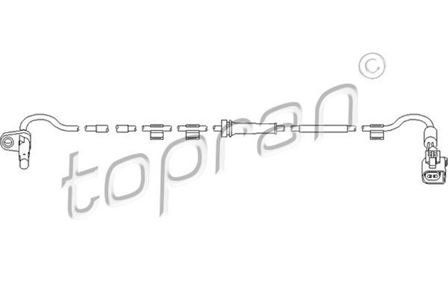 ARKA ABS HIZ SENSORU SOL TRANSIT V347 V348 TT9 2.2 155PS 11 14 2.2 TDCI 2.4 TDCI 3.2 TDCI