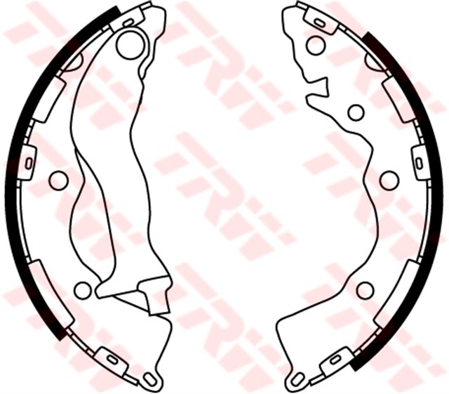 ARKA PABUC BALATA ACCENT ERA - ACCENT SEDAN - RIO 05 1.4GL - 1.6GLS - 1.5CRDI GLS ABS SIZ 203X32