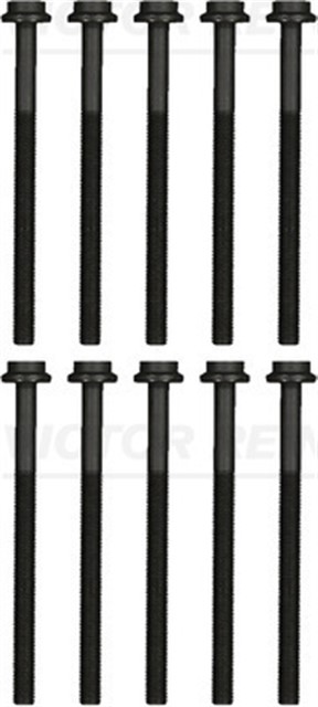 SILINDIR KAPAK CIVATA SETI 10X DEFENDER L663 DISCOVERY SPORT L550 R.R EVOQUE L551 R.R 4 L405 R.R SPORT 2 L494 R.R VELAR L560 JAGUAR E - PACE X540 F - PACE X761 XE X760 XF II X260