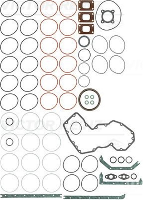 GASKET SET. CRANK CASE