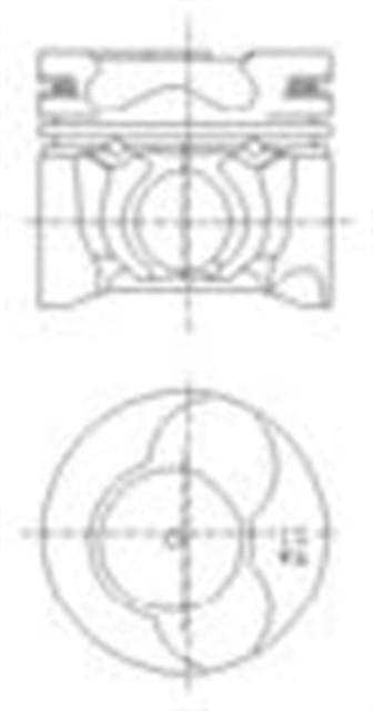 PISTON SEGMAN 050 FARKLI 7370MM P107 P1007 P206 P307 BIPPER NEMO C1 C2 C3 DV4TD 14HDI 8V FORD FIESTA 14TDCI FUSION 02 08 1.4 TDCI