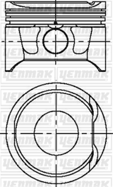 MOTOR PISTON SEGMAN LGN - MGN - CLIO II 1.6 16V K4M 700 - 710 - 720 . 79.50 CAP STD