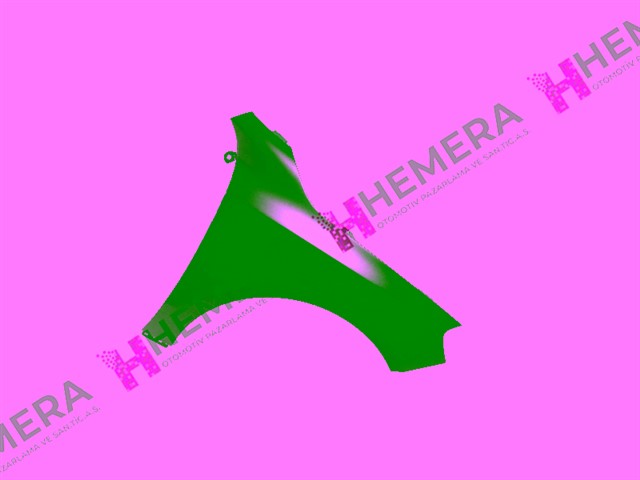 CAMURLUK ON SAG ALUMINYUM SINYAL DELIKSIZ MERCEDES A SERISI - W176 2012 - 2017