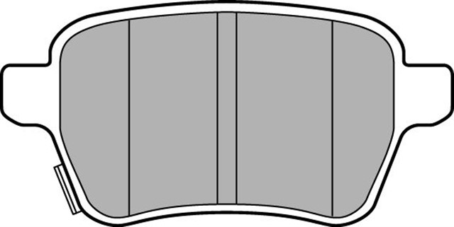 ARKA FREN BALATASI OPEL CORSA E 14 19 ADAM 14 19 15 JANT RPO J67 FIAT EGEA 16 500L 13 264MM