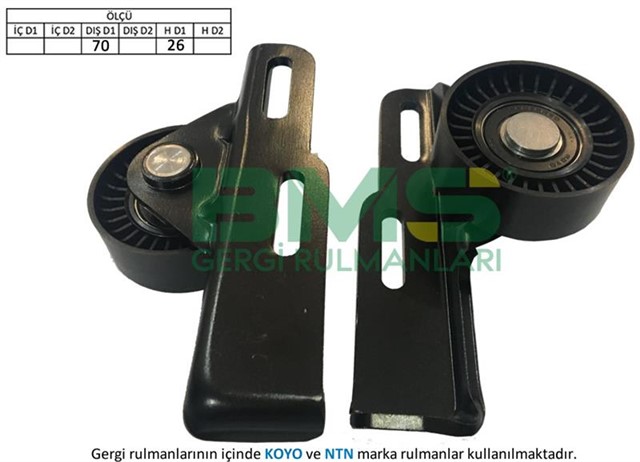 ALTERNATOR GERGI RULMANI MEGANE I 1.4E - 1.6I - 1.6E 96 - 99