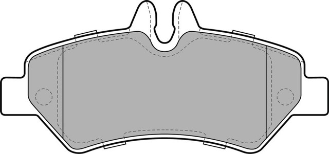 FREN BALATASI ARKA MERCEDES SPRINTER B906 06 . VW CRAFTER 30 - 35 - 50 TEK TEKER