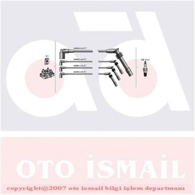 BUJI KABLO TK ASTRA1.4 16V - CORSA 1.2 - 1.4 IE 94