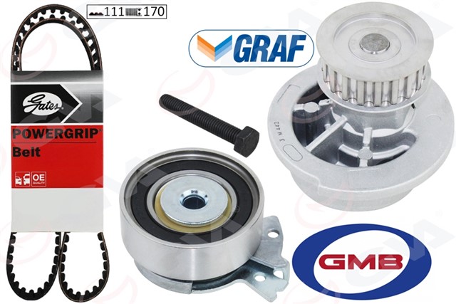 DEVIRDAIMLI EKSANTRIK GERGI KITI 111X170 111 DIS ASTRA F - CORSA B 1.2 - 1.4 - 1.6 8V GD111H9.5P170