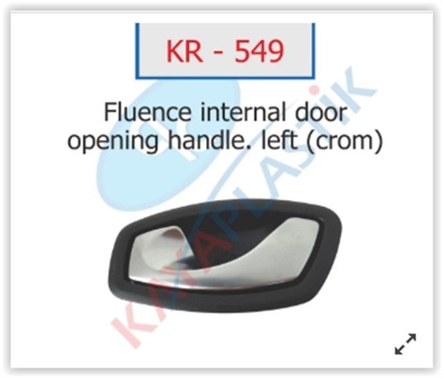 KAPI IC ACMA KOLU SOL MEGANE III HB KROM