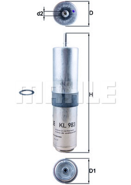 YAKIT FILTRESI [DIZEL] F40 - F45 - F46 - X1 F48 - X2 F39 MINI F54 - F55 - F56 - F57 - F60 B37 - B47 14 - 19