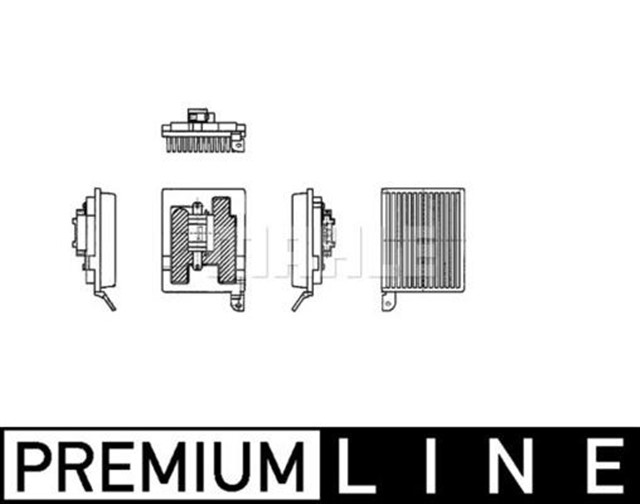 KLIMA FAN REGULATORU MERCEDES VITO W639 03
