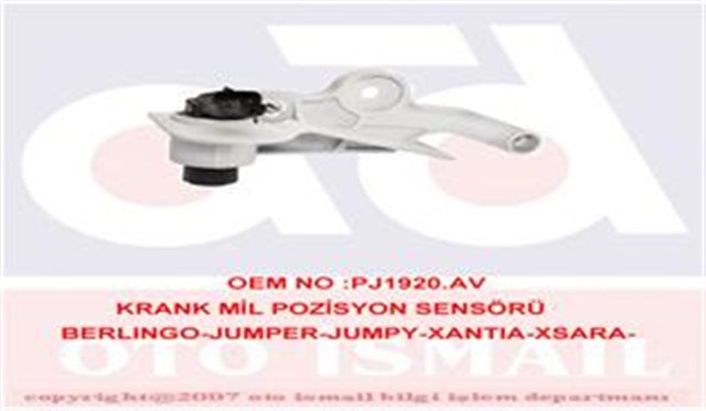 KRANK MIL HIZ SENSORU C3 - C4 - XSARA - P206 - P306 - P307