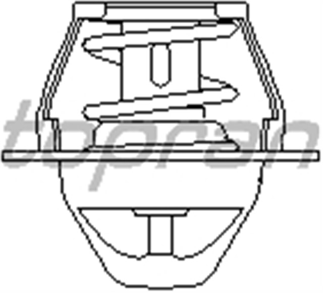 755 TERMOSTAT TH5501.92 CORSA A - B - ASTRA F - G - VECTRA A - B - ASCONA C - KADETT E - CIELO - LANOS V1542/1