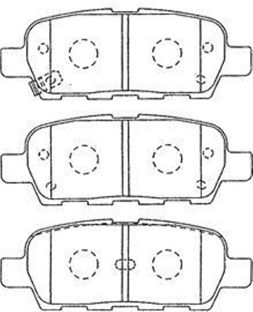 ARKA FREN BALATASI NISSAN QASHQAI J10 07 13 X - TRAIL 07 13 JUKE 10 RENAULT KOLEOS 08