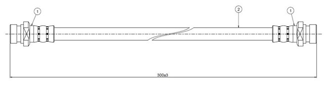 ON FREN HORTUMU COROLLA E11 AE111 EE111 98 - 05