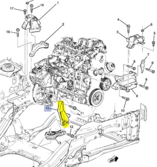 SANZUMAN ON KULAK BRAKETI AVEO