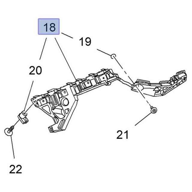 ARKA TAMPON AYAK SAG ASTRA J SEDAN