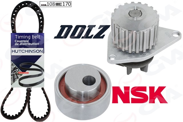 DEVIRDAIMLI EKSANTRIK GERGI KITI 108X170 P106 - 206 - 306 - 307 - 405 - PARTNER - BERLINGO - XSARA - SAXO 1.4 TU3JP