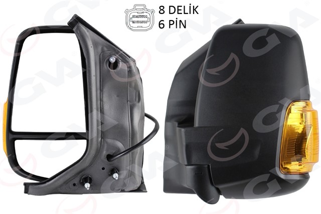 DIS DIKIZ AYNASI SOL KISA KOL TRANSIT - V363 18 - 