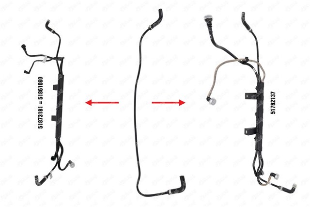 YAKIT BORUSU BRAKET HARIC NEW DOBLO 1.3 MULTIJET