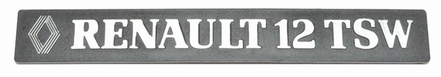 ARKA YAZI RENAULT 12 TSW R12